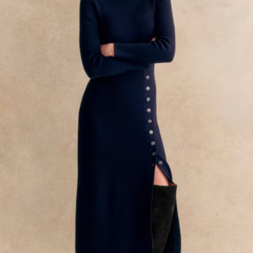 Sezane Harper Dress Black Size L